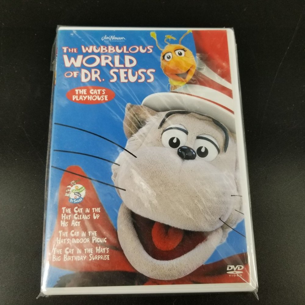 Wubbulous World of Dr Seuss Henson Movie DVD Show Cats Playhouse Birthday NEW